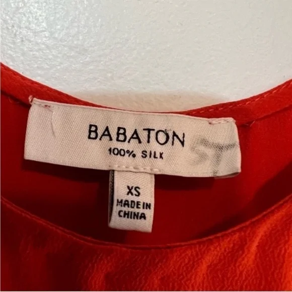 Babaton silk mini dress, sleeveless rounded hem, size XS excellent condition - Picture 10 of 10
